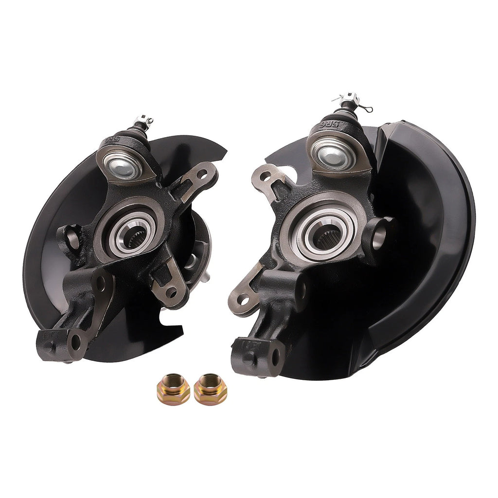 Pair Front Wheel Hub & Bearing Knuckle Assembly for Honda Civic (2003–2005)