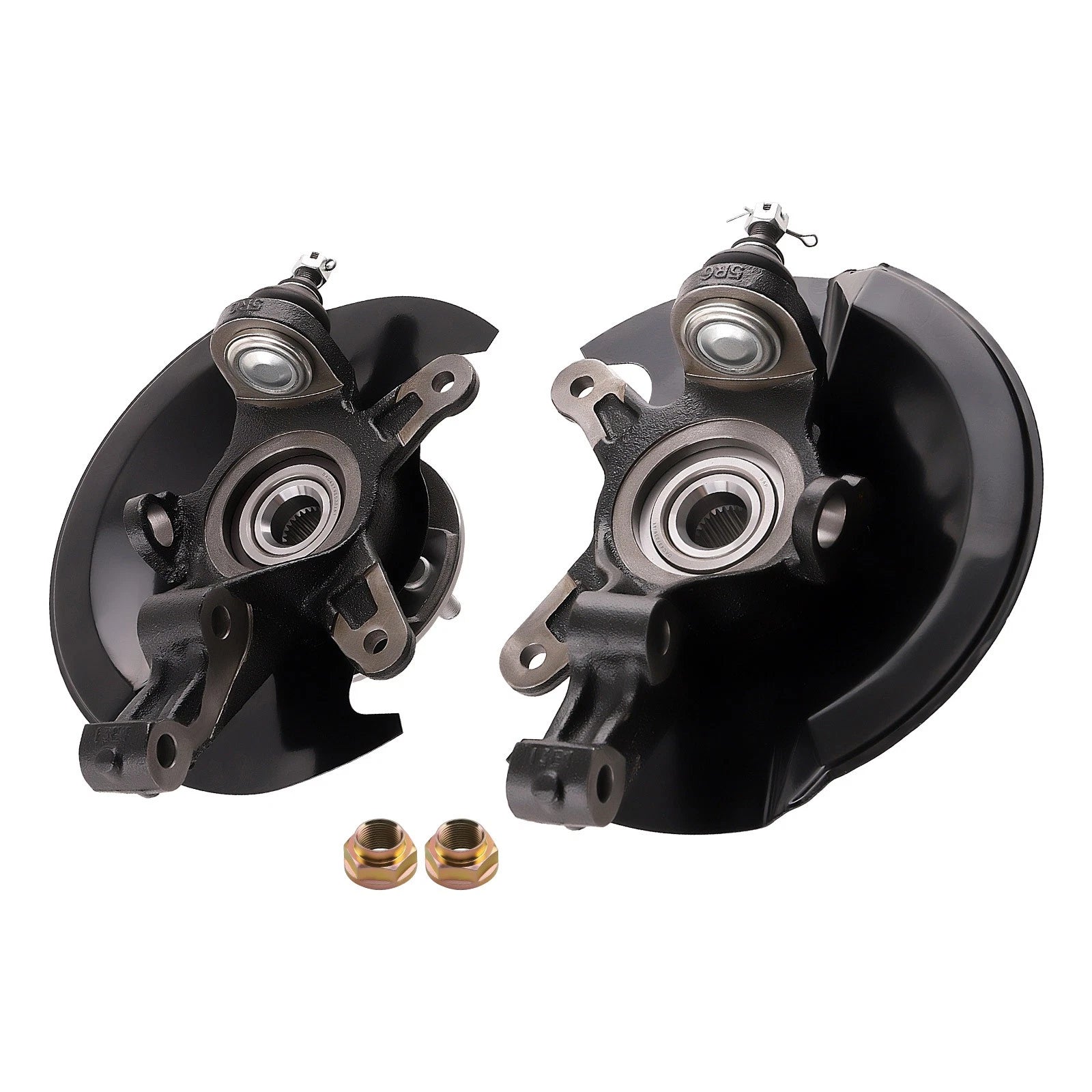 Pair Front Wheel Hub & Bearing Knuckle Assembly for Honda Civic (2003–2005)