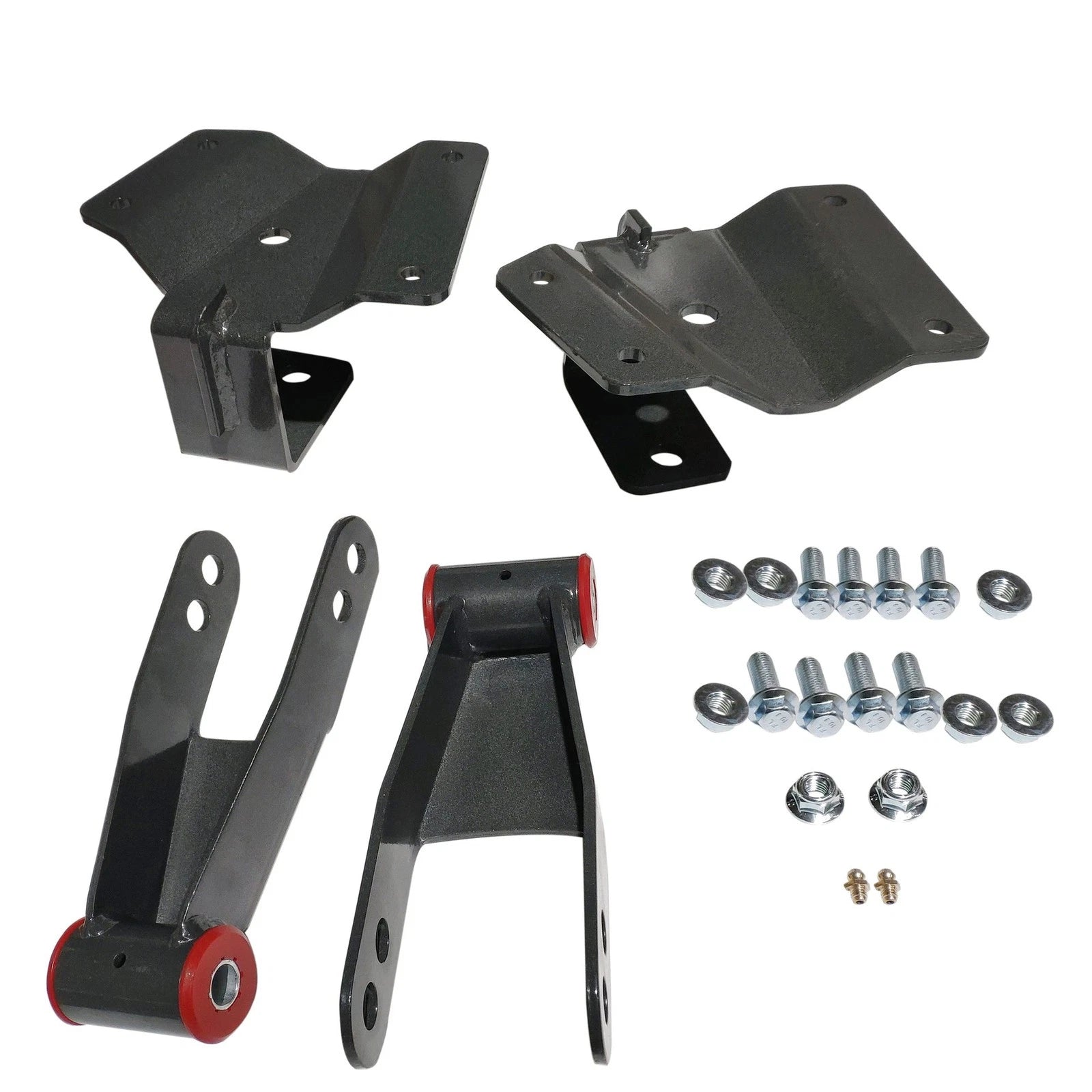 4" Drop Kit Rear Shackles & Hangers for Chevy Silverado 1500 GMC Sierra 1500 (1999–2006)
