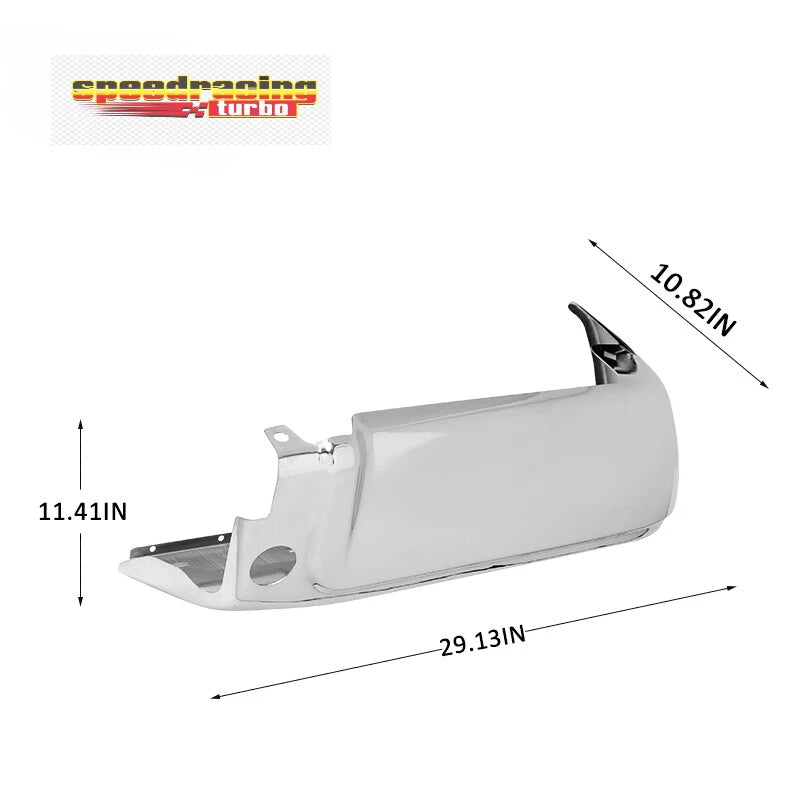Chrome Steel Rear Right Bumper End for Ford Super Duty F450 F550 (2008–2016)