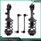 4pc Front Strut w/ Coil Spring Sway Bar Link Kit for Hyundai Tucson (2005–2009)