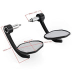 7/8" CNC Aluminum Handle Bar End Mirror for Motorcycle (22mm)
