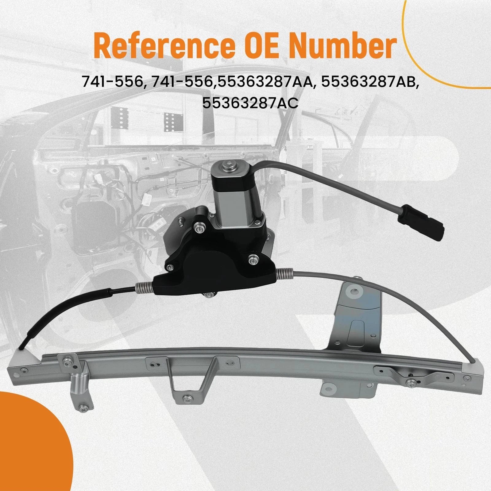 Power Window Regulator with Motor for Jeep Grand Cherokee (2000–2004)