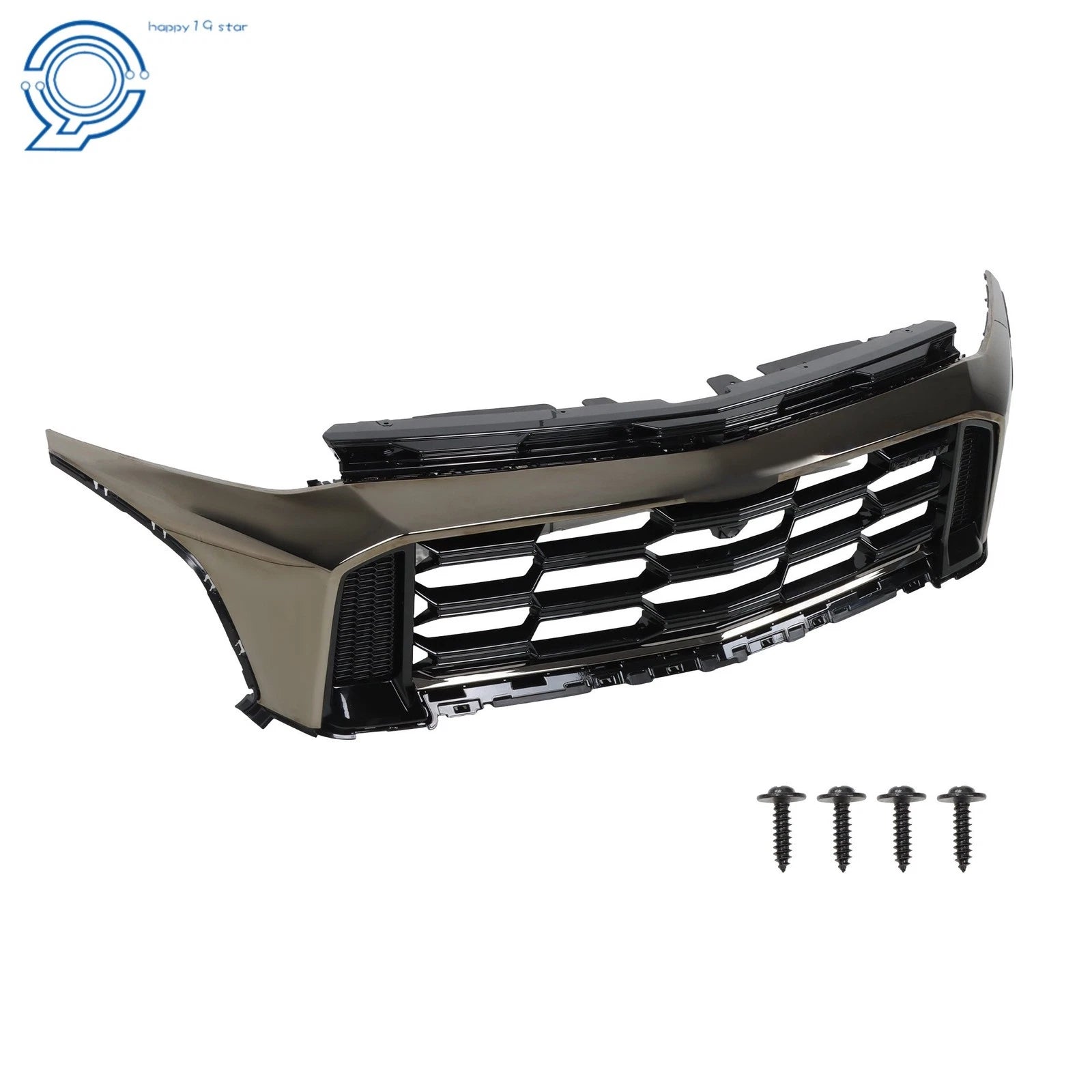 Front Bumper Grille for Chevrolet Equinox (2025–2026) Chrome Black