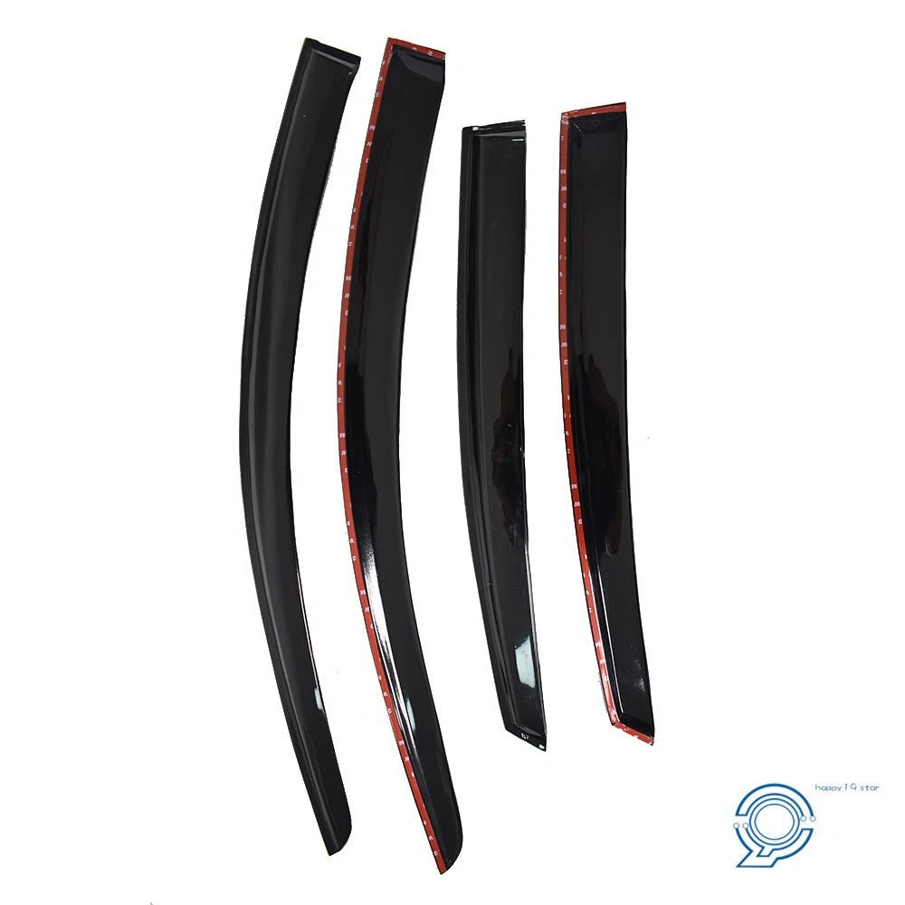 Set of 4 Window Visors for Nissan Altima (2013–2018) ABS Smoke Tint