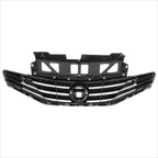 Upper Grille for Nissan Versa (2014–2016) w/Badge Slot, Chrome Trim