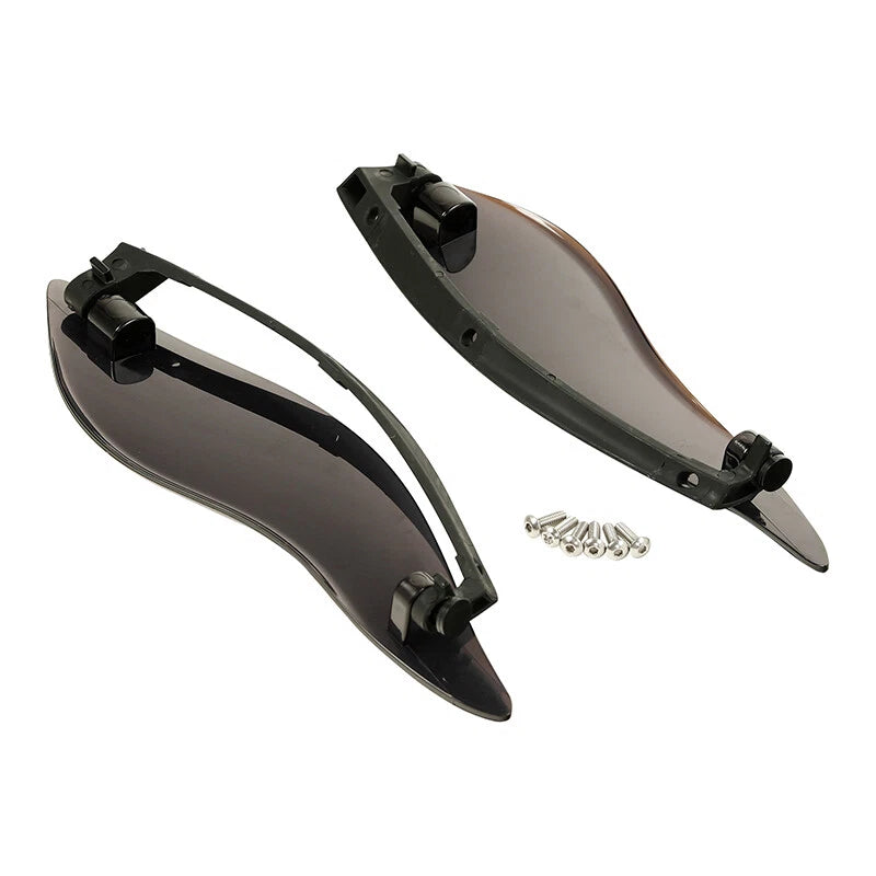Smoked Side Wings Air Deflectors for Harley Electra Street Road Glide (2014–2024)