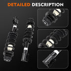 Suspension Kit (Front Spring Struts & Rear Shock Absorbers) for Nissan Versa Note (2014–2019)