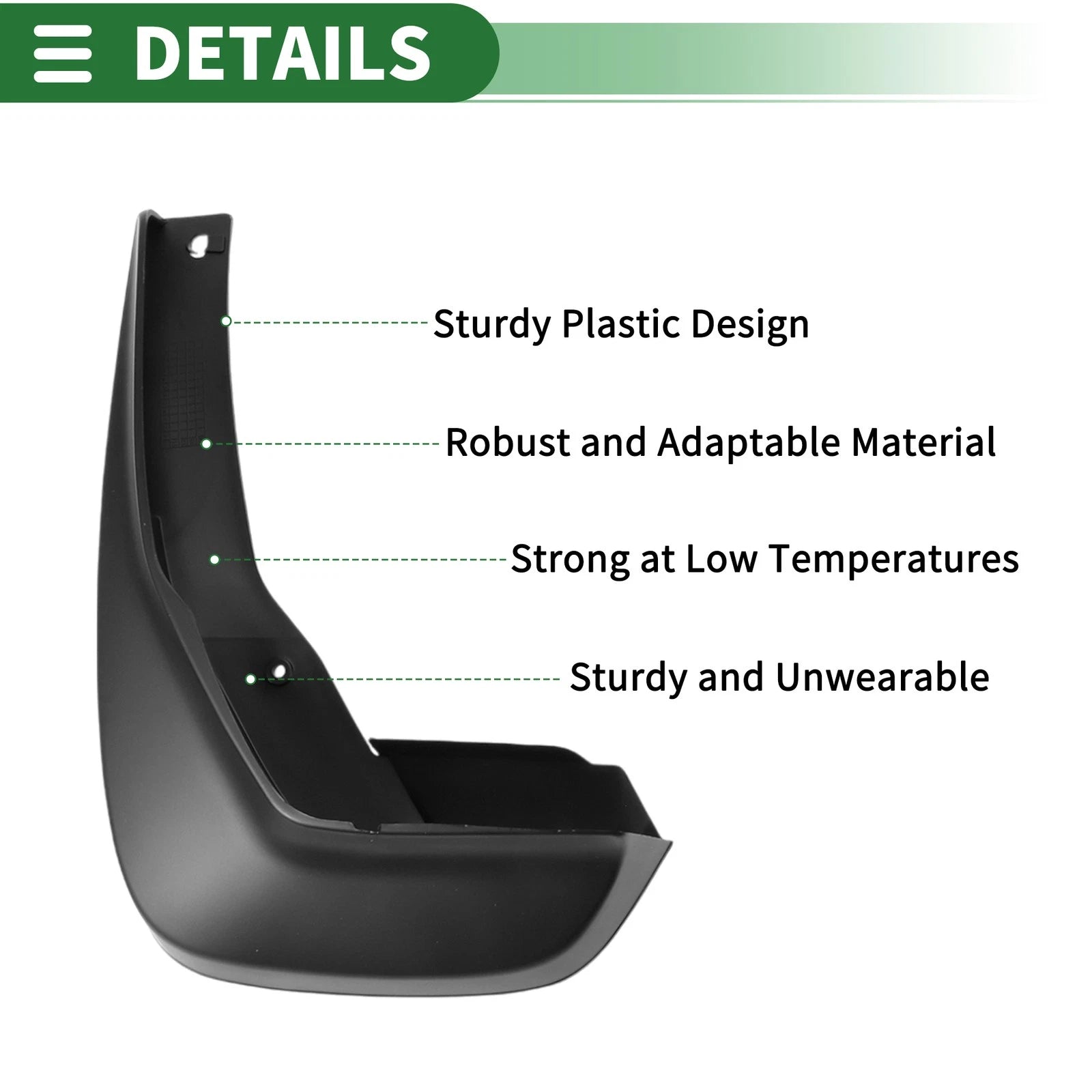 Mud Flaps Splash Guards Set of 4 for Honda Crosstour (2009–2013)