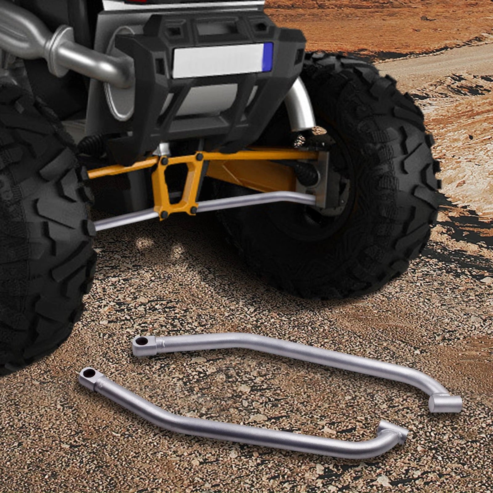 Pair Lower High Max Clearance Radius Bar Kit for Polaris RZR 1000 XP (2014)