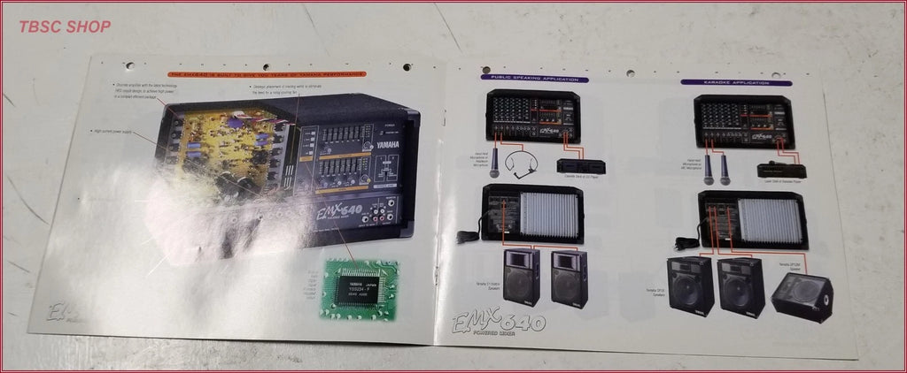 Yamaha EMX640 Powered Mixer Sales Brochure