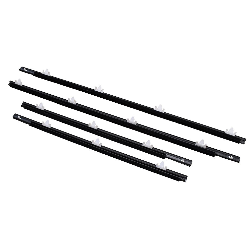 Set of 4 Window Sweep Weatherstrips for Nissan Datsun Sunny B13 Sentra (1991–1994)