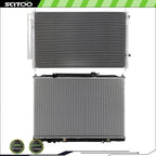 Radiator and A/C Condenser Kit for Acura MDX (2007–2013)