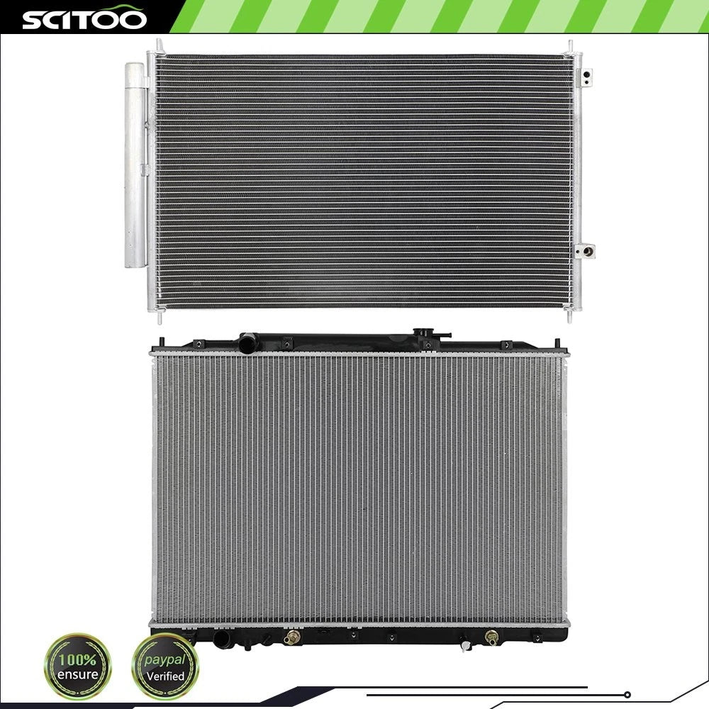 Radiator and A/C Condenser Kit for Acura MDX (2007–2013)