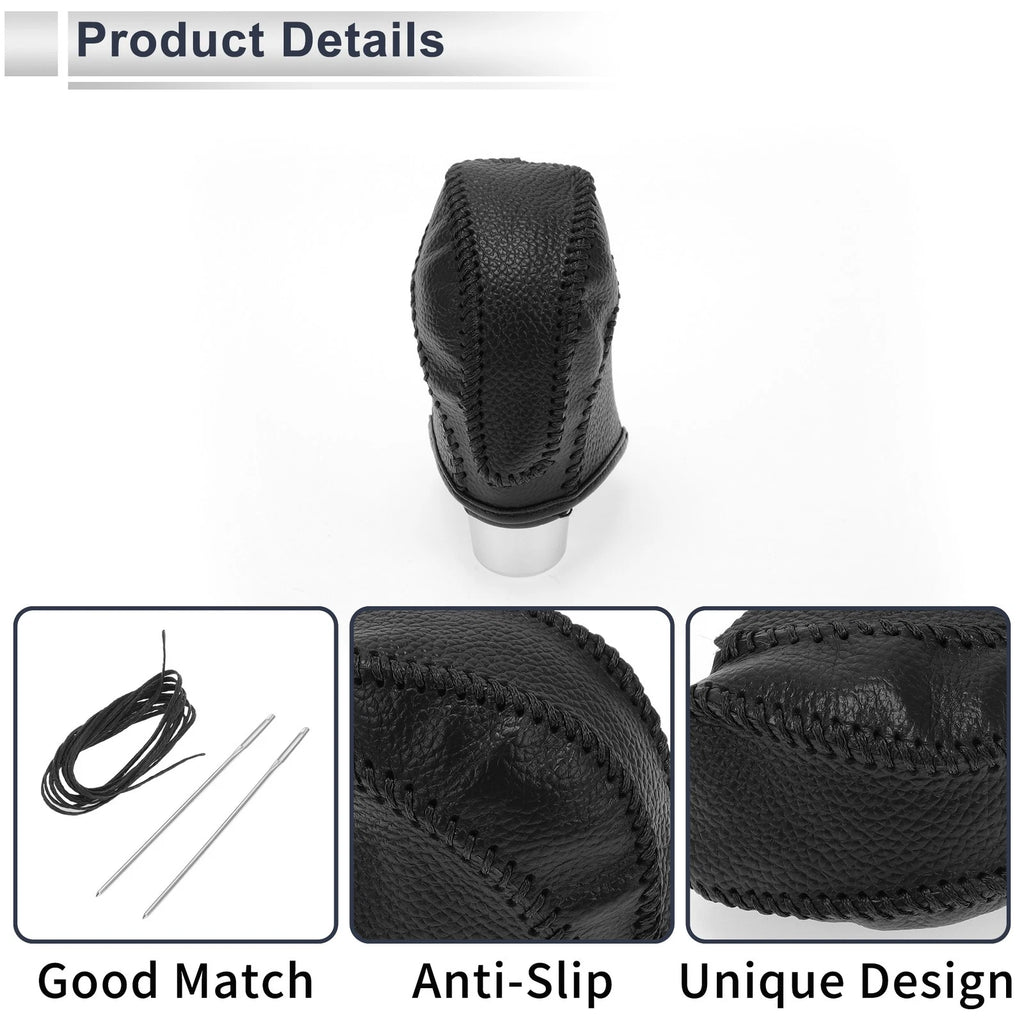 Gear Shift Knob Cover for Subaru Impreza (2017–2023) Pebbled Black