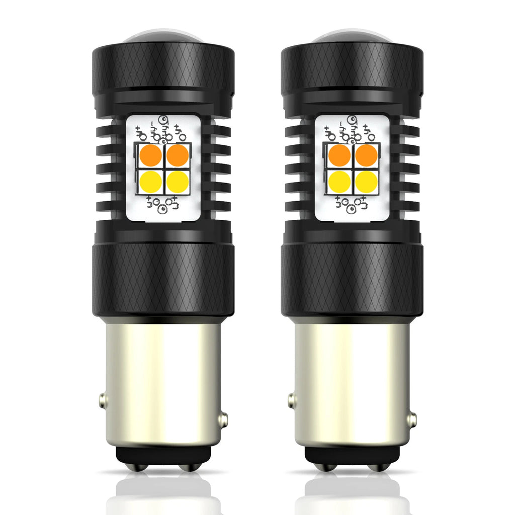 2X LED Switchback Turn Signal Parking Light Bulbs