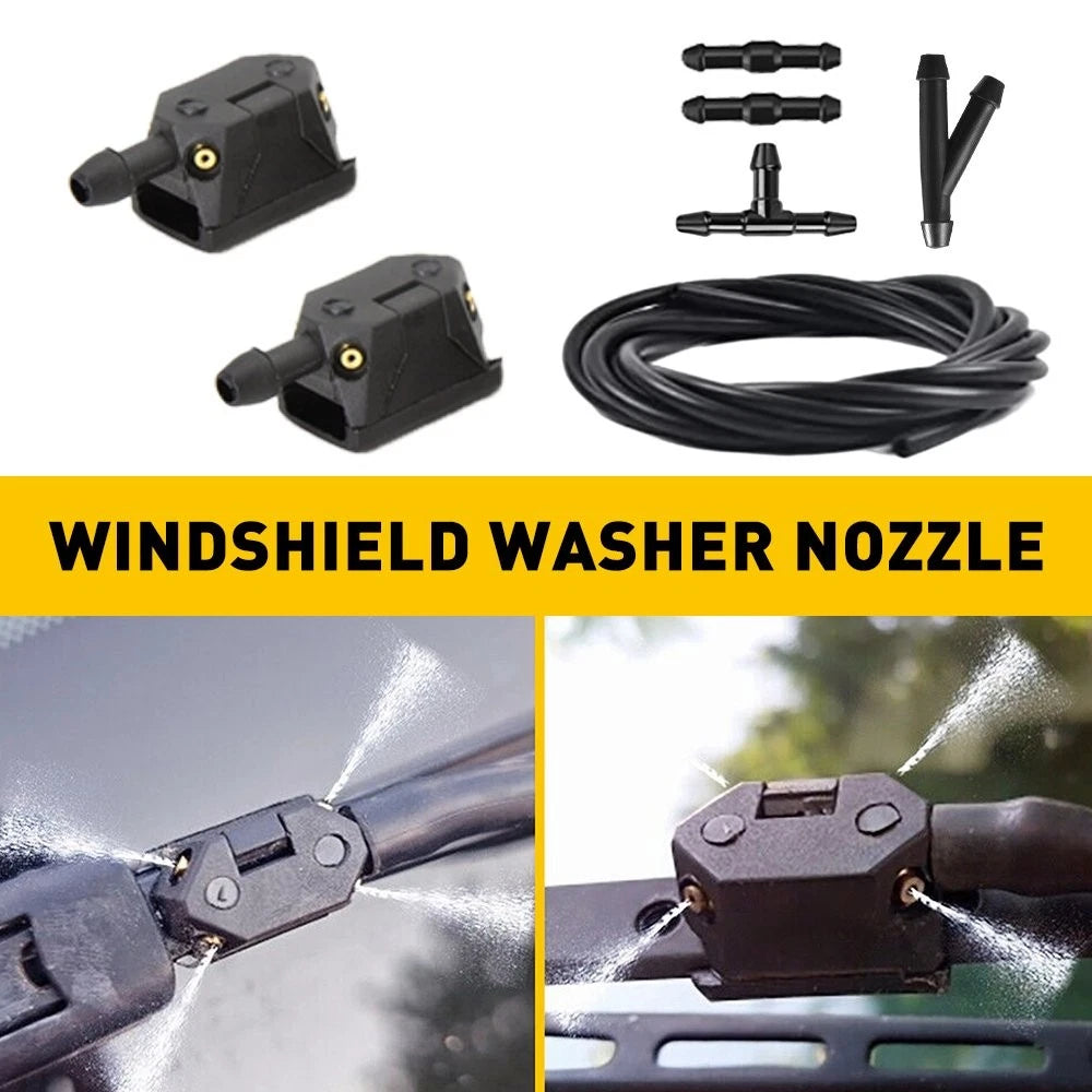 2X 2m Windshield Nozzle Washer Hose for Chevrolet Malibu Equinox Blazer (V)