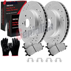 Front Disc Brake Rotors & Ceramic Pads for Lexus RX330 RX350 (2004–2006)