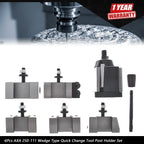 Set of 2 Quick Change Tool Post Holders for Lathe 6-12"