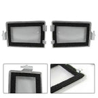 Pair Rear License Plate Light Lens for Jeep Grand Cherokee (2005–2010)