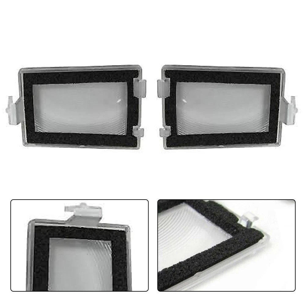 Pair Rear License Plate Light Lens for Jeep Grand Cherokee (2005–2010)