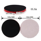 Set of 4 Car Polishing Pads for Automotive Care