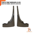 4x4 Mud Flap Guards for Nissan Navara D40 (2004-2014)