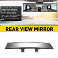 240MM Wide Angle Convex Rear View Mirror for Universal Fit (Click On)