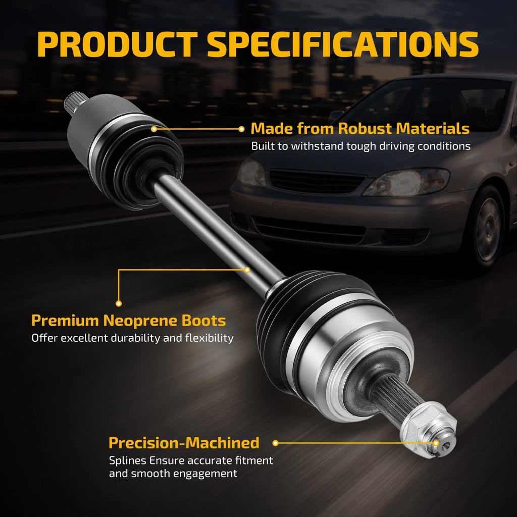 2X Front CV Axle Shaft Assembly for Honda CR-V 2.4L (2002–2006)