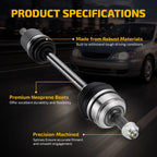 2X Front CV Axle Shaft Assembly for Honda CR-V 2.4L (2002–2006)