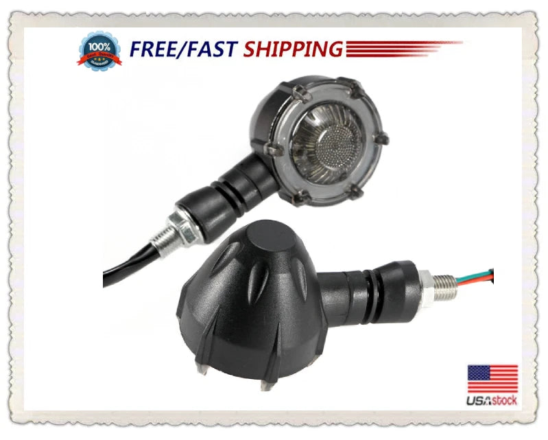 2X LED Turn Signal Waterproof Lights for Harley-Davidson Sportster Fatboy