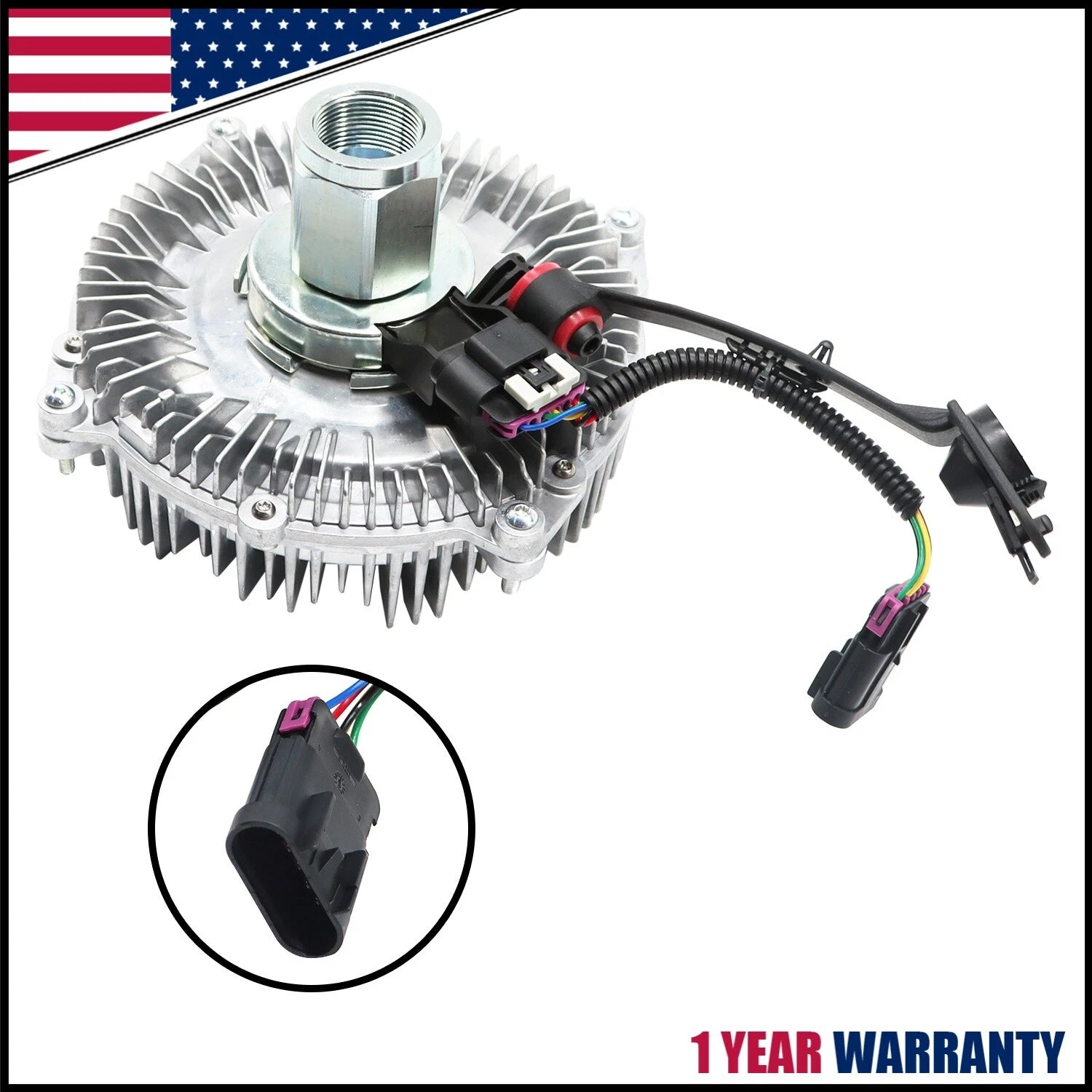 Fan Clutch Assembly for Chevy Silverado 2500HD 3500HD (2011–2014) 84166745