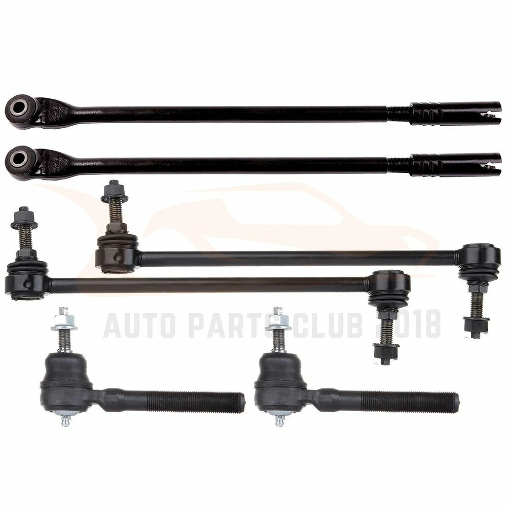 Set of 6 Tie Rods and Sway Bars for Chrysler Concorde (1998–2004)