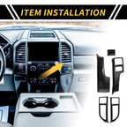 Set of 2 Dashboard Side Air Vent AC Outlet Cover Trim for Ford F-150 (2015–2020)