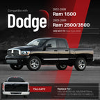Steel Rear Tailgate for Dodge Ram 1500 2500 (2002–2009)