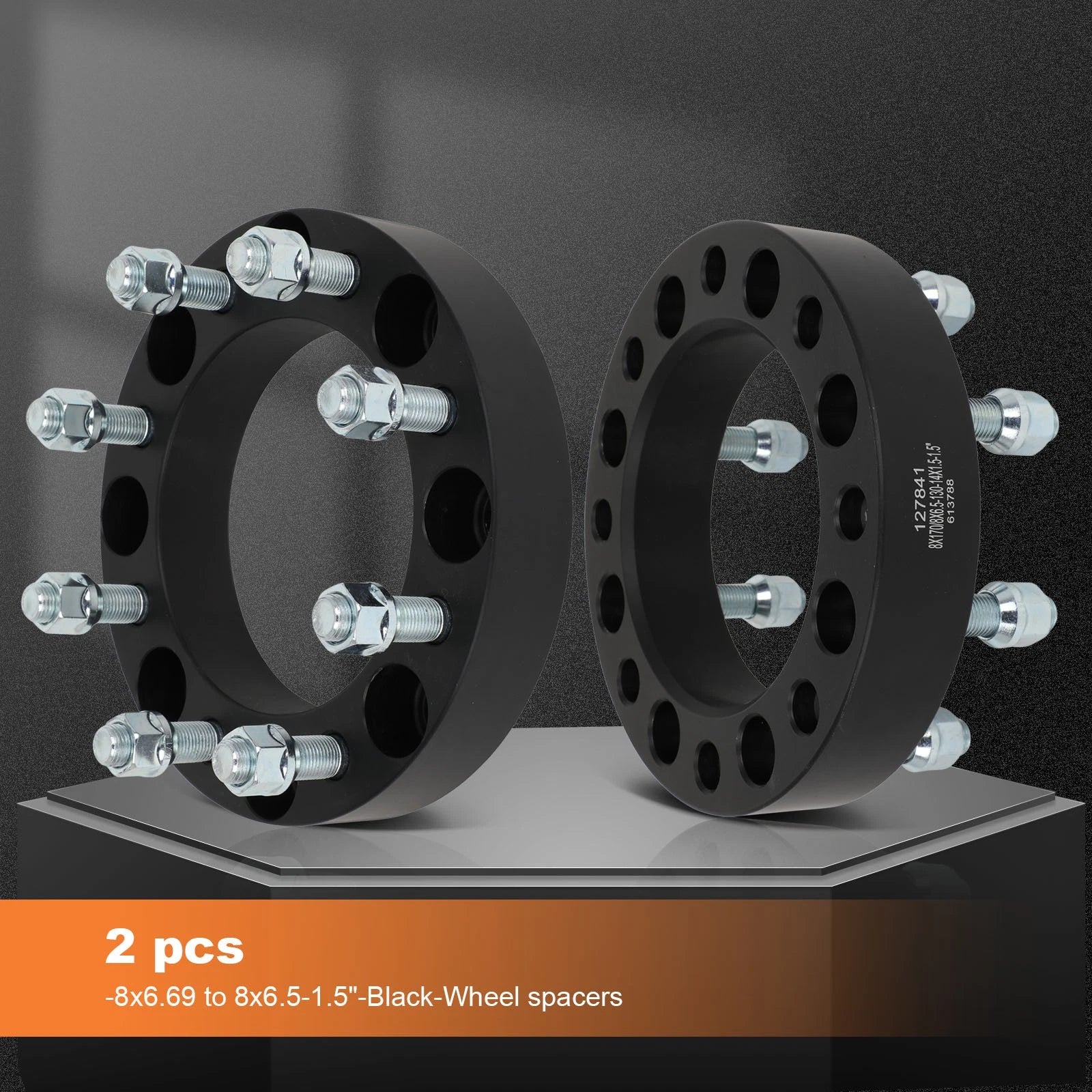 2X 1.5" Wheel Adapters 8x170 to 8x6.5 for Ford F-250 F-350 (1999–2023)
