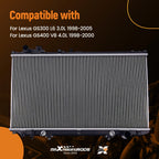 Direct Fit Radiator for Lexus GS300 GS400 (1998–2005) LX3010102 Plastic Tank