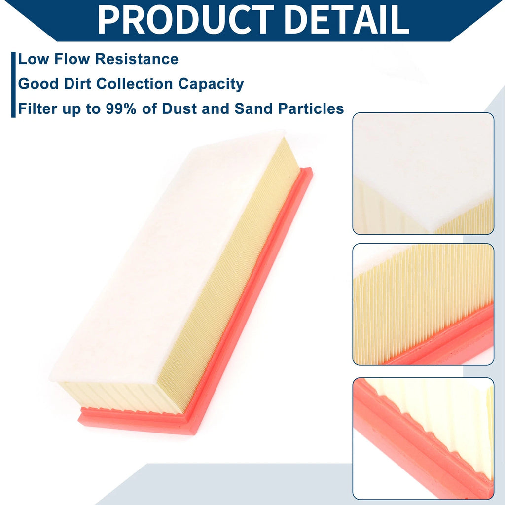 Car Engine Air Filter No. 1K0129620D/3C0129620B for Audi A3 2.0L (2009–2013)
