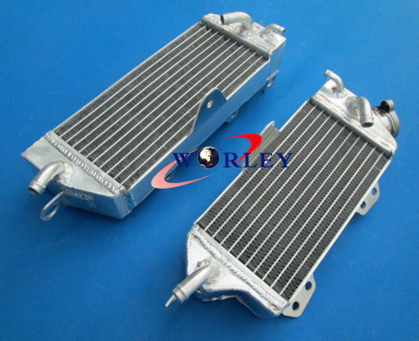 Aluminum Radiator & Black Hose for Kawasaki KX250 (1990-1993)