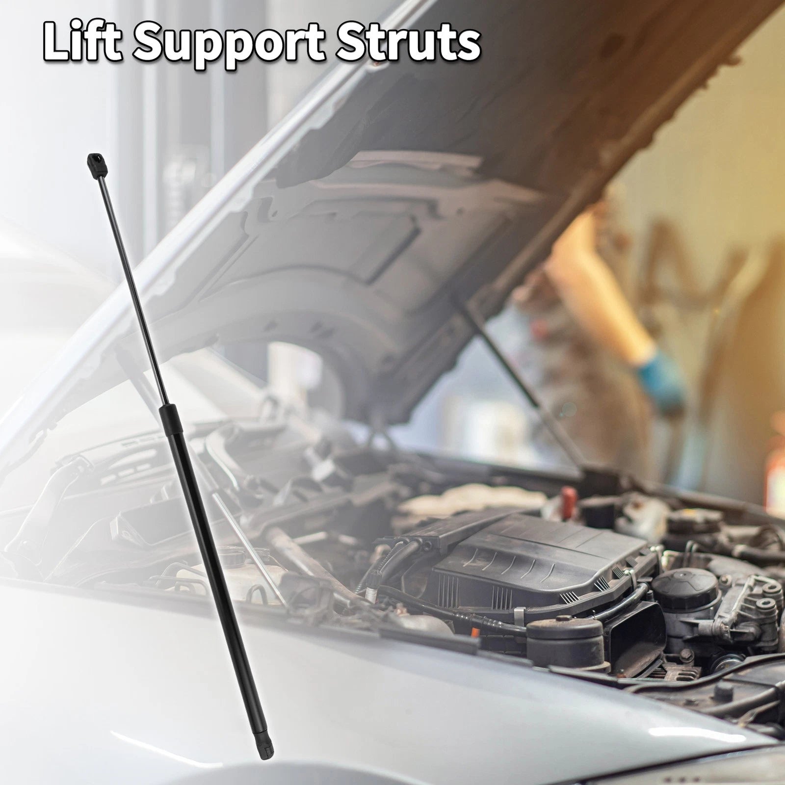 Set of 2 Hood Lift Supports Struts Gas Spring for Subaru Forester (2014–2018)