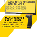 6.5" Touch Screen for VW Standard 2 (Year Range Not Specified)