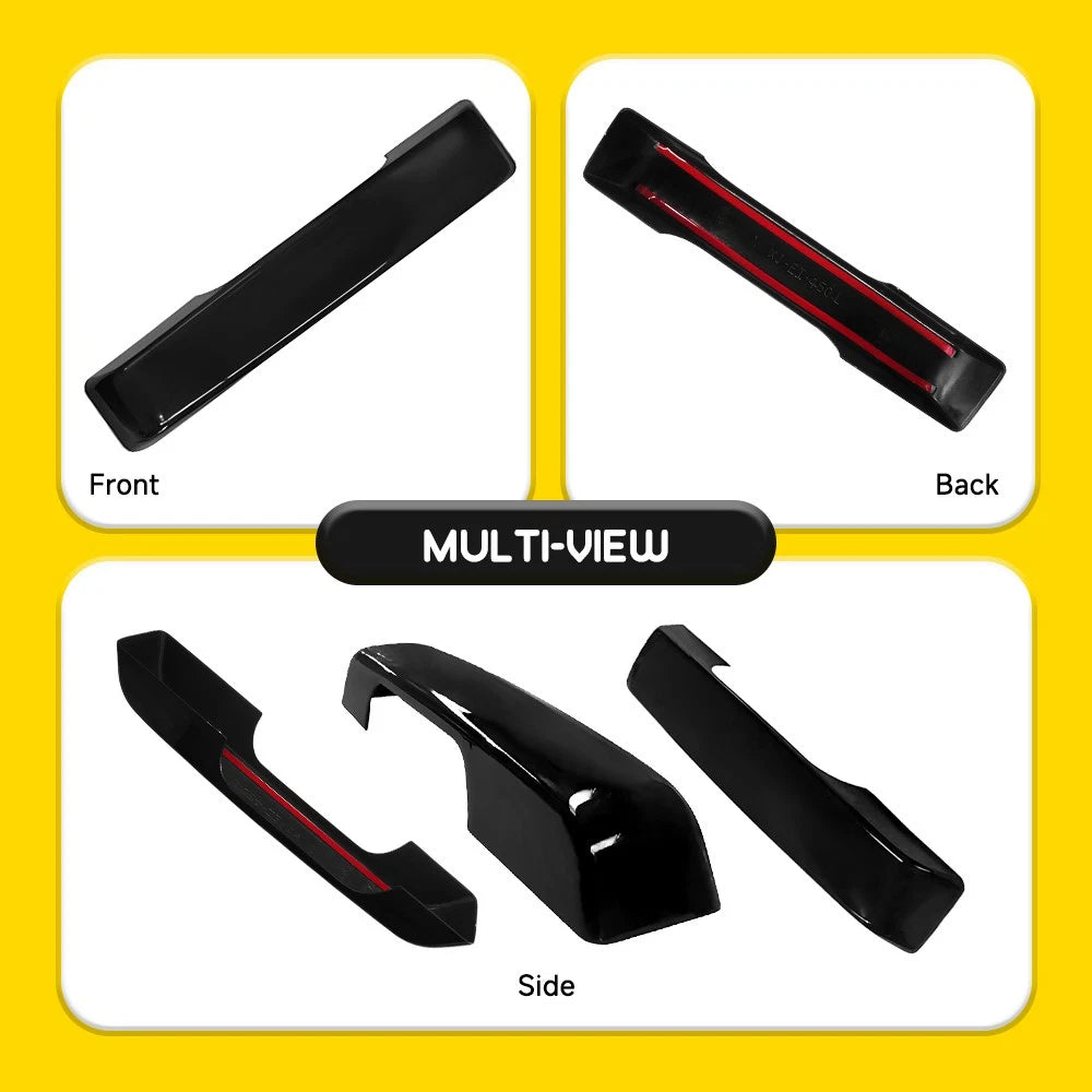 Set of 4 Door Handle Covers for Ford F150 (2021–2024) - Gloss Black