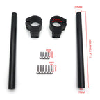 43mm Clip Ons for Universal Motorcycles (Tilt 7 Degree)