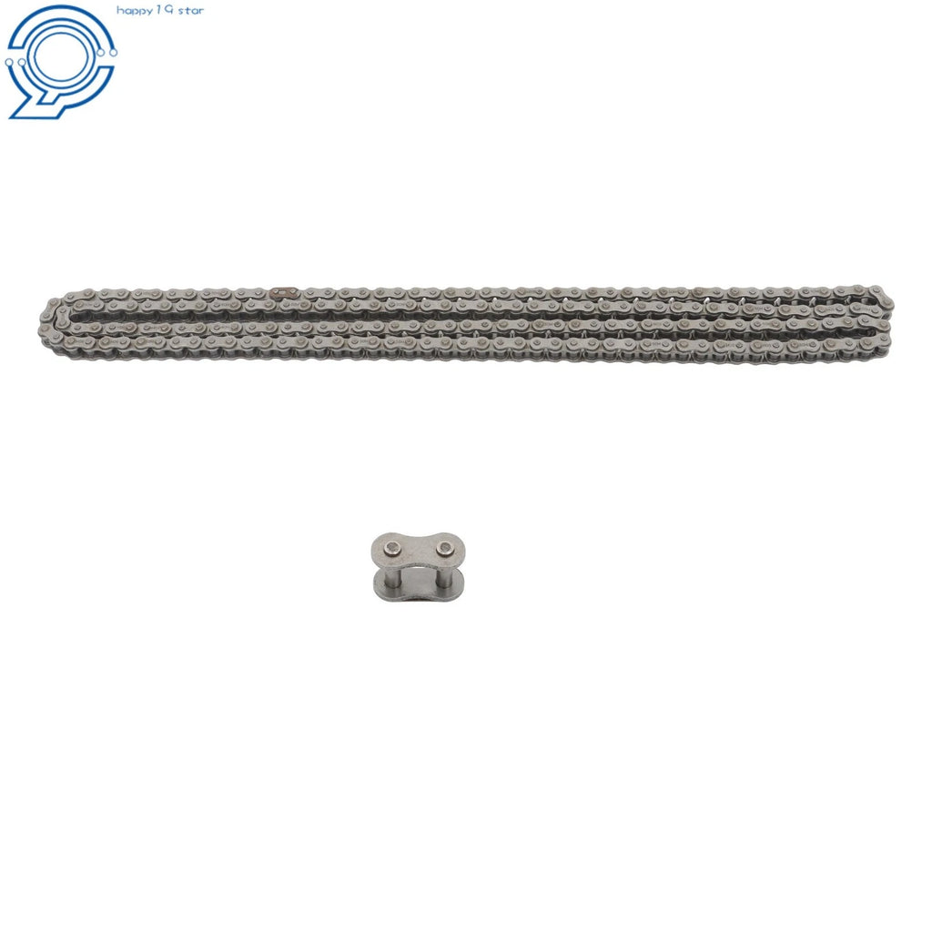 50 Heavy Duty Drive Roller Chain 10 Feet with 2 Connecting Links
