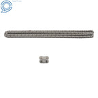 50 Heavy Duty Drive Roller Chain 10 Feet with 2 Connecting Links