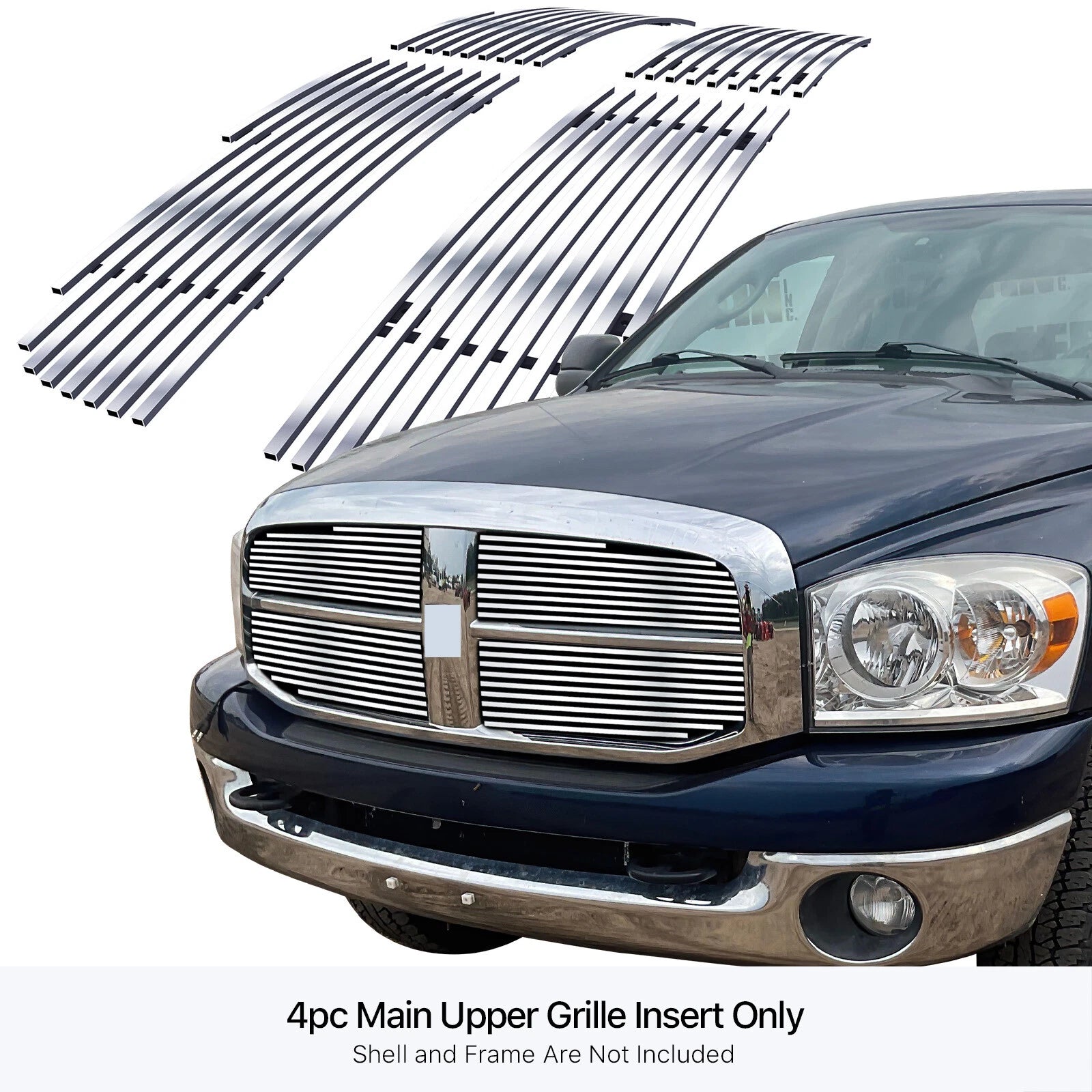 Stainless Steel Billet Grille Insert for Dodge Ram (2006-2008)