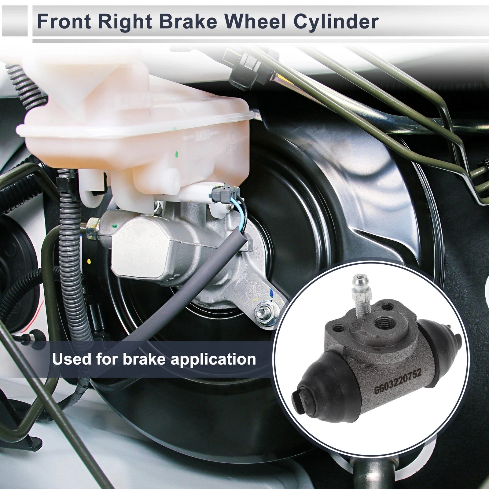 Front Right Brake Wheel Cylinder No. 4755012060 for Toyota Corolla (1971–1987)