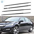 Set of 4 Chrome Outside Window Moulding Weatherstrip Trim for Accord (2003–2007)