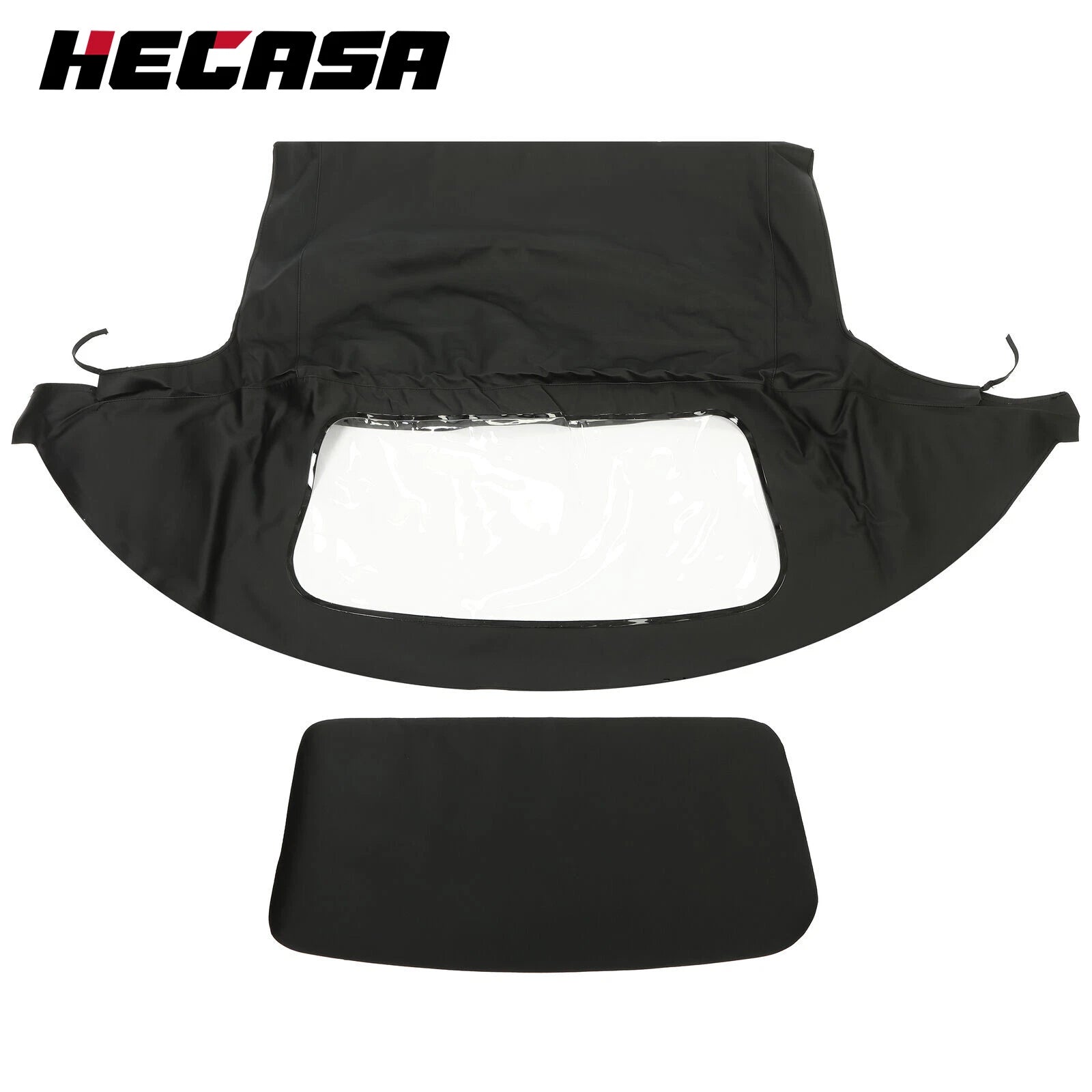 Soft Top Convertible Window for Mazda Miata (1990–2005) Black & Clear