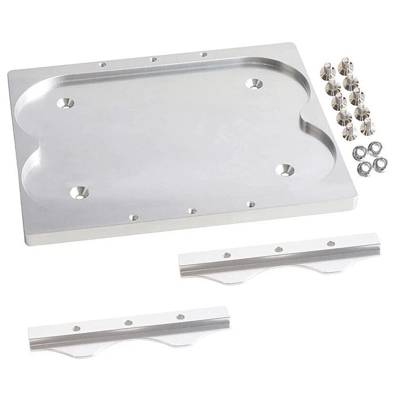 Aluminum Battery Bracket Relocation Hold Down Tray Kit for Optima 34/78